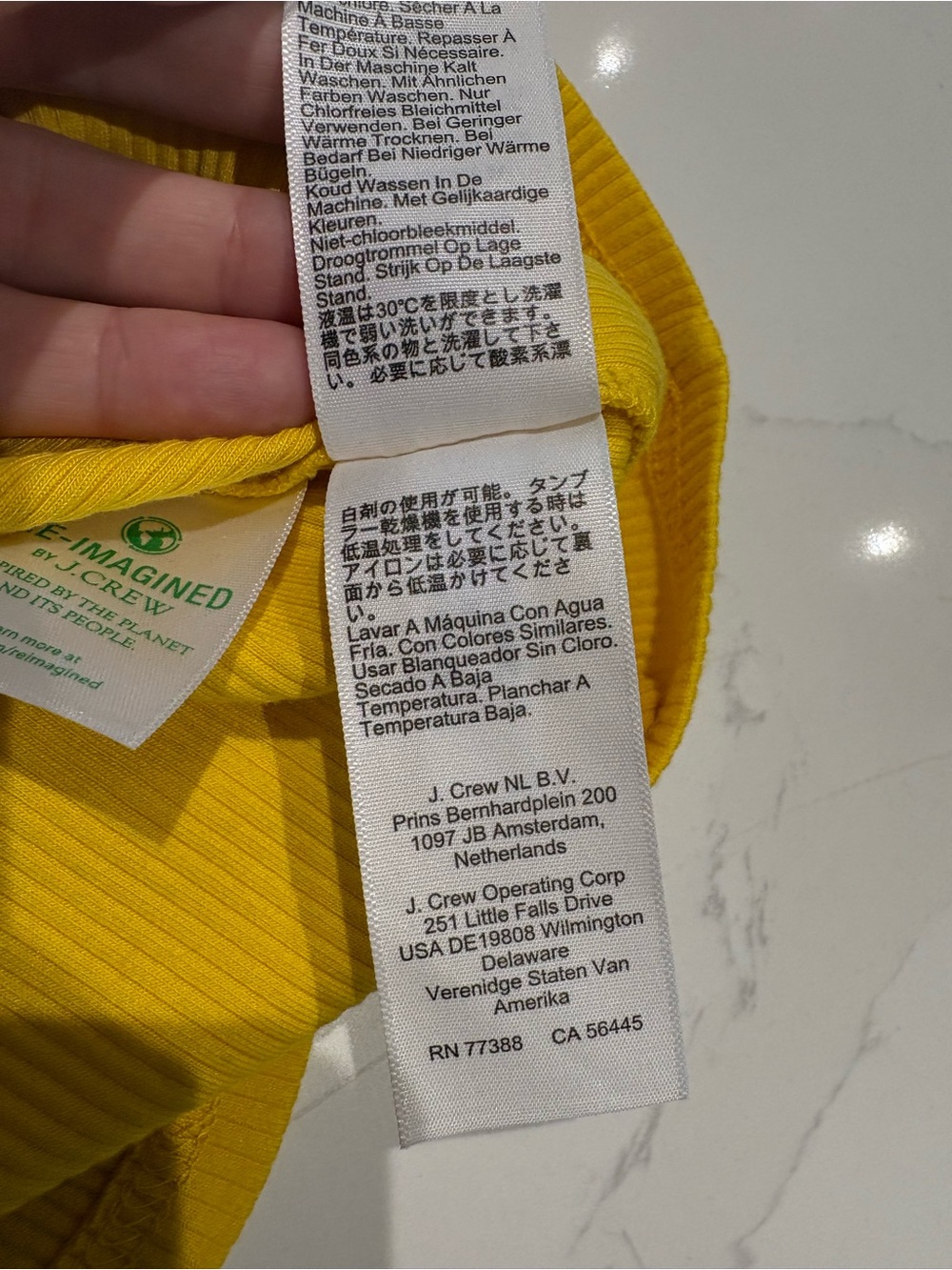 J.Crew Mustard Yellow Ribbed Ruffle Strap Tank Top M - Picture 10 of 11
